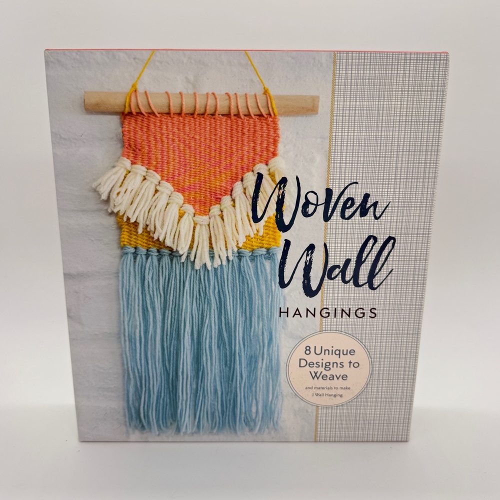 Woven Wall Hangings: Book and Kit Crochet Weaving Knitting Set-8 Designs New
